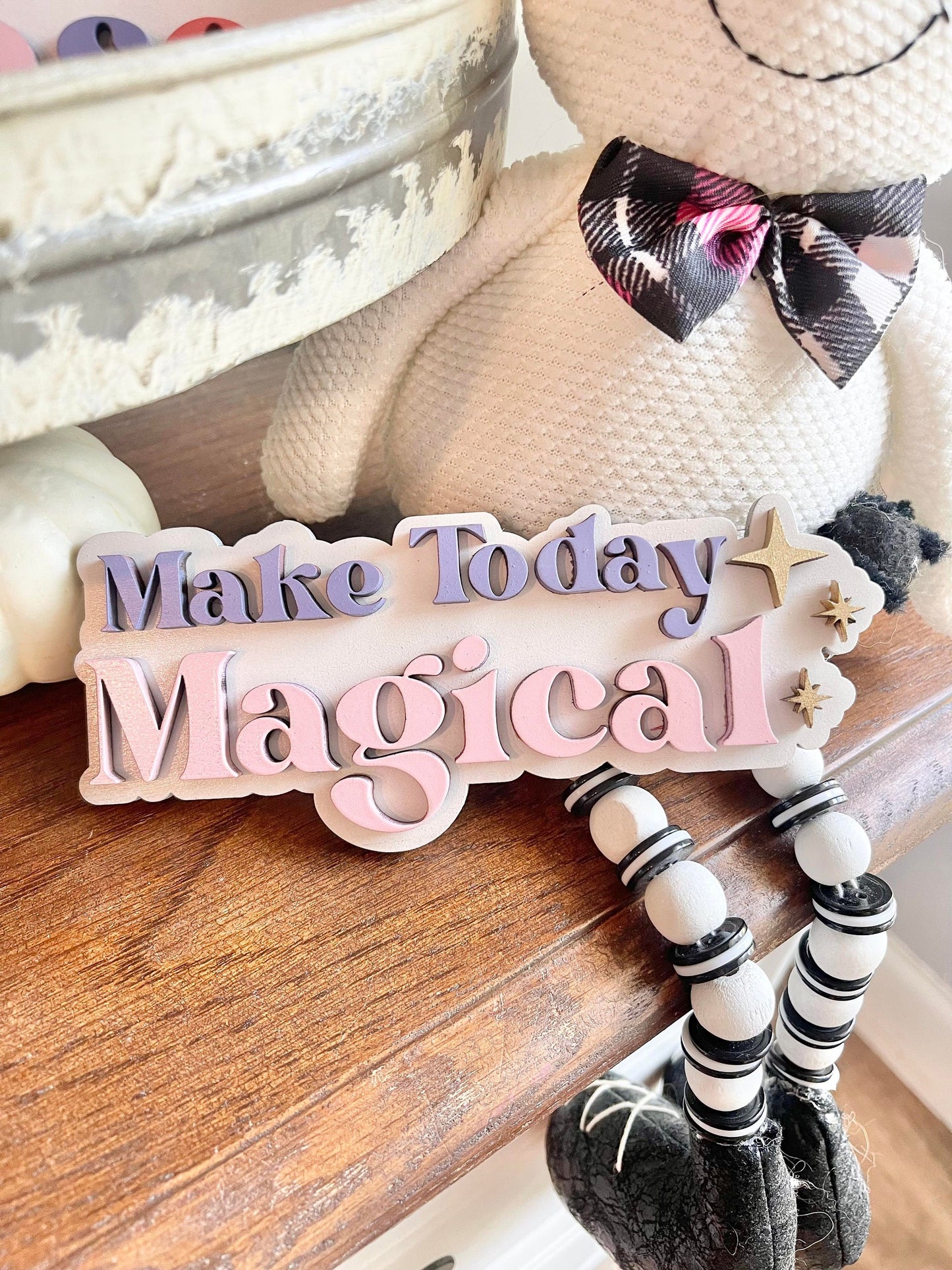 Pink Halloween Tiered Tray Decor - Pink Halloween Tiered Tray Bundle - Pastel Halloween Signs - Pastel Halloween Decor - Girly Halloween