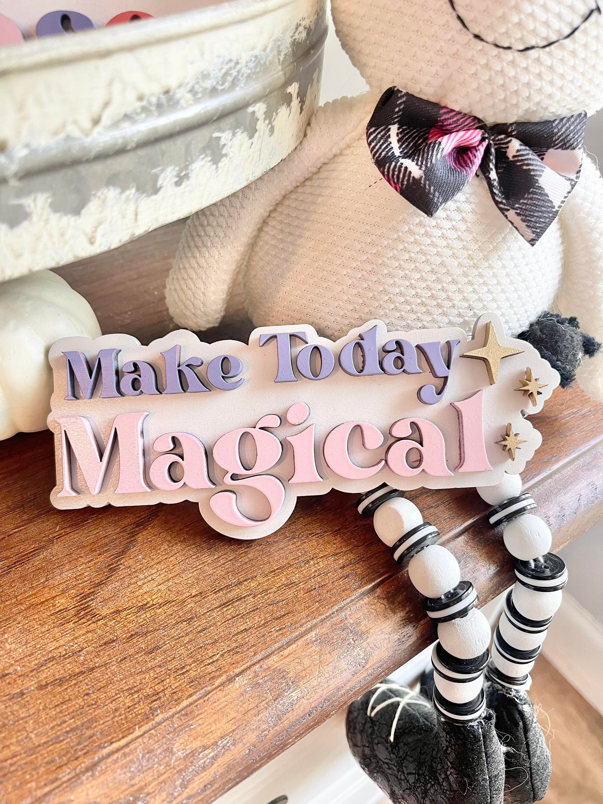 Pink Halloween Tiered Tray Decor - Pink Halloween Tiered Tray Bundle - Pastel Halloween Signs - Pastel Halloween Decor - Girly Halloween