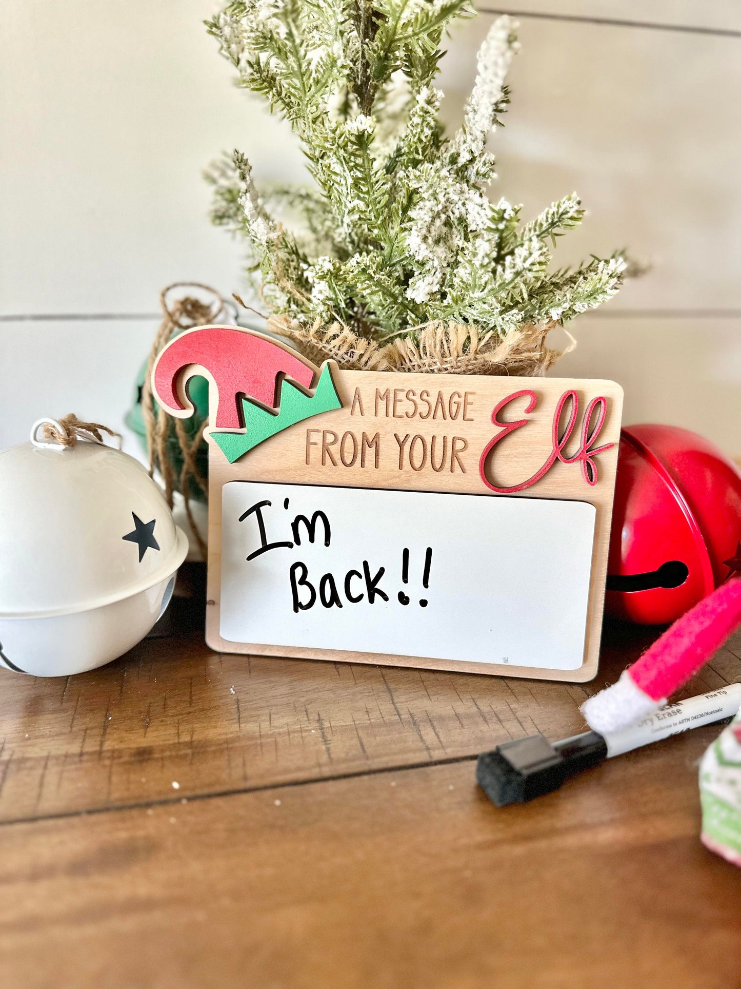 Message from your Elf, Elf Message board, Christmas Elf, Elf Accessories