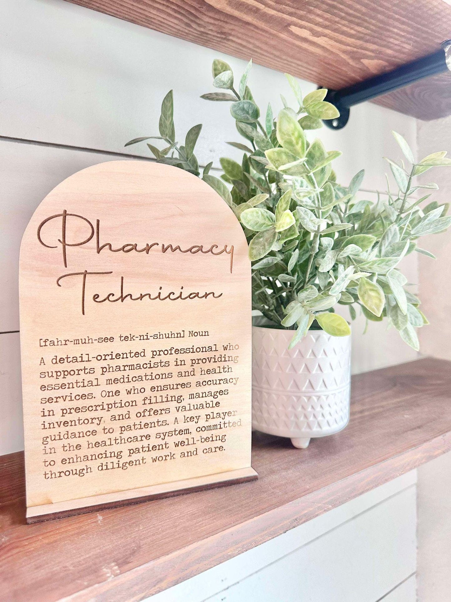 Pharmacy Technician Definition Sign, National Pharmacy Technician Day Gift, Pharmacy Technician Gift