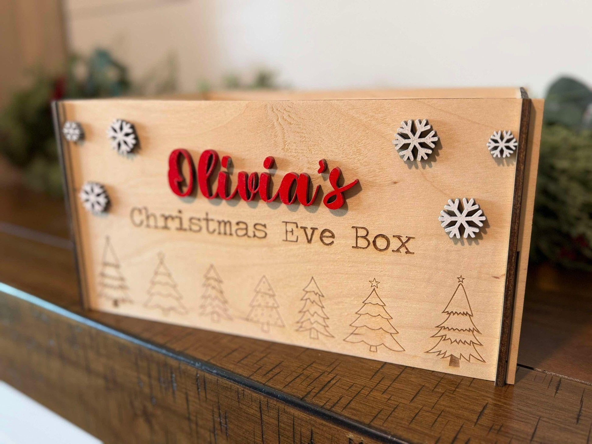 Christmas Eve Box - Christmas Eve Box For Kids - Personalized Christmas Eve Box - Modern Christmas Eve Box - Christmas Gifts