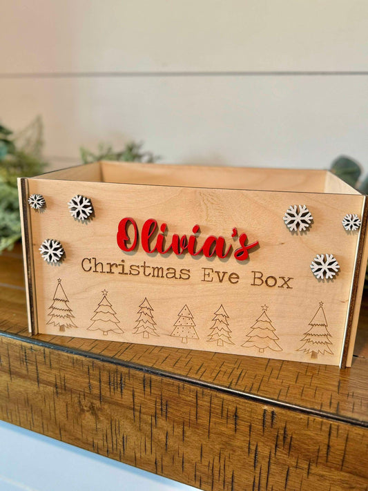 Christmas Eve Box - Christmas Eve Box For Kids - Personalized Christmas Eve Box - Modern Christmas Eve Box - Christmas Gifts