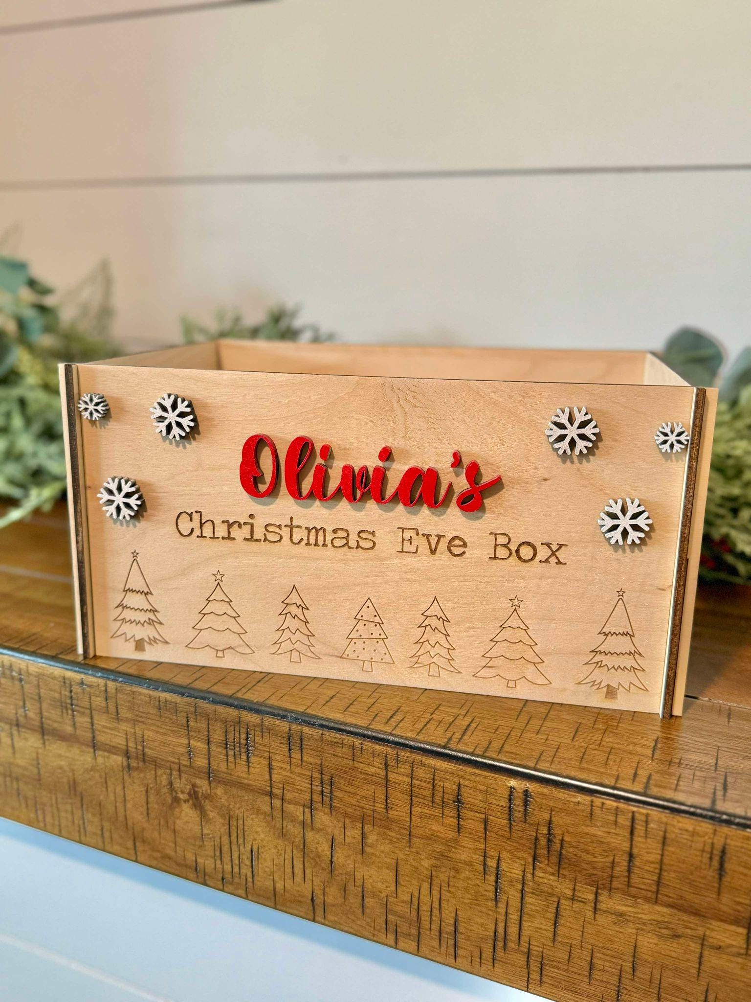 Christmas Eve Box - Christmas Eve Box For Kids - Personalized Christmas Eve Box - Modern Christmas Eve Box - Christmas Gifts
