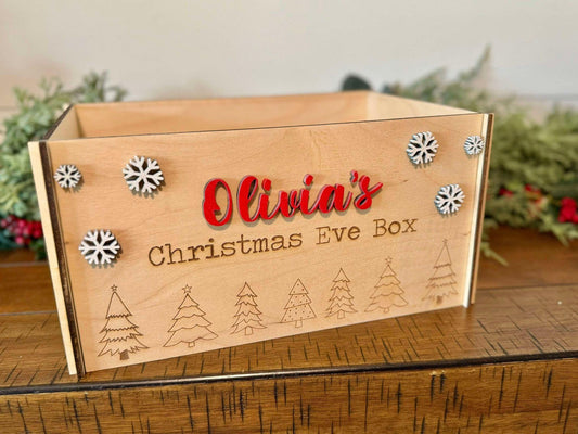 Christmas Eve Box - Christmas Eve Box For Kids - Personalized Christmas Eve Box - Modern Christmas Eve Box - Christmas Gifts
