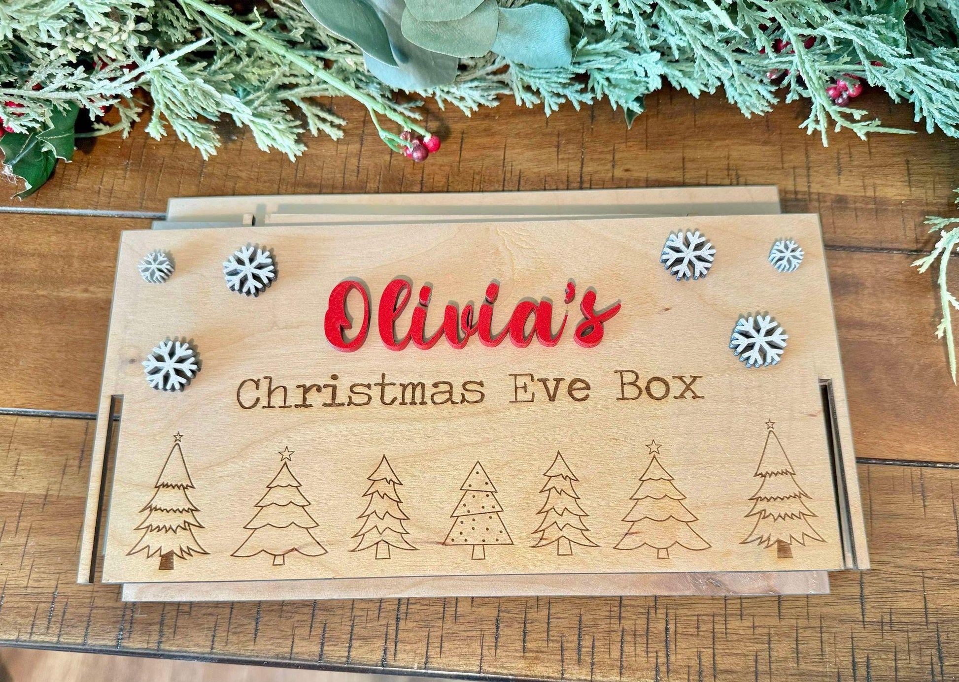 Christmas Eve Box - Christmas Eve Box For Kids - Personalized Christmas Eve Box - Modern Christmas Eve Box - Christmas Gifts