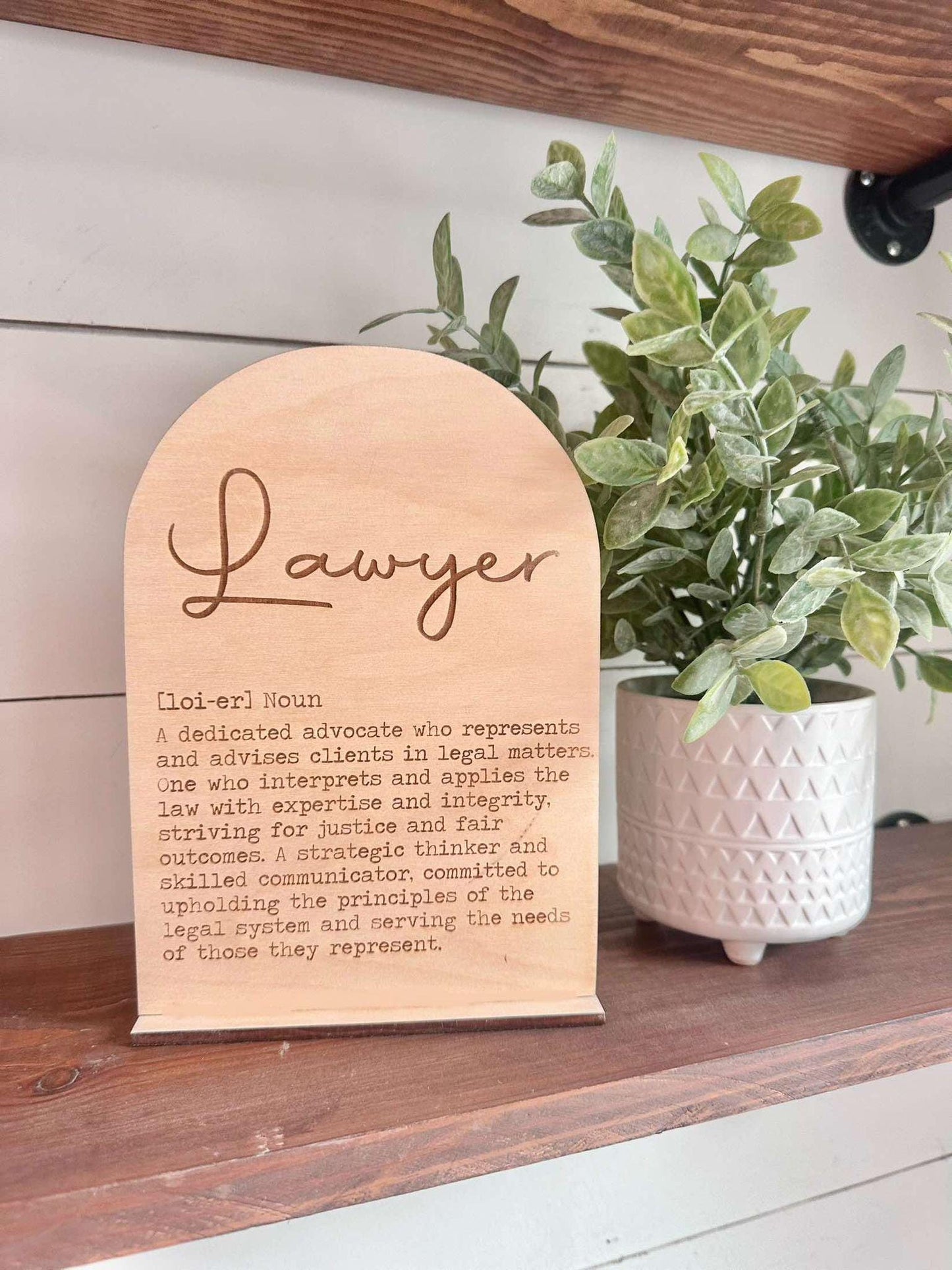 Lawyer Definition Sign, National Lawyer Day, Lawyer Gift